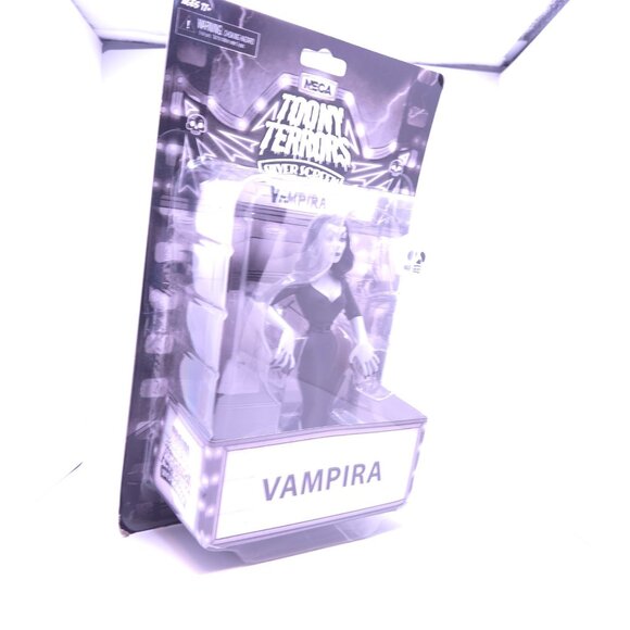Vampira Toony Terror Silver Screen Edition Action Figure 6 Inch New Sealed - Picture 3 of 7